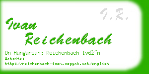 ivan reichenbach business card